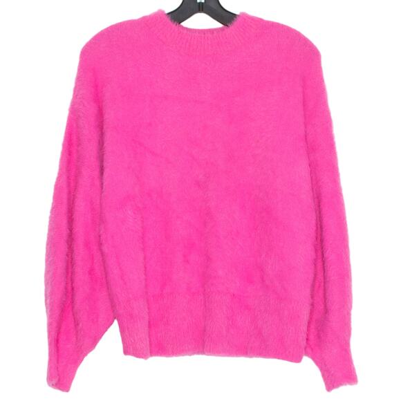 Do + Be Womens Sweater Eyelash Barbie Girly Kawaii Cottage Retro Pink Small KI - Picture 1 of 6